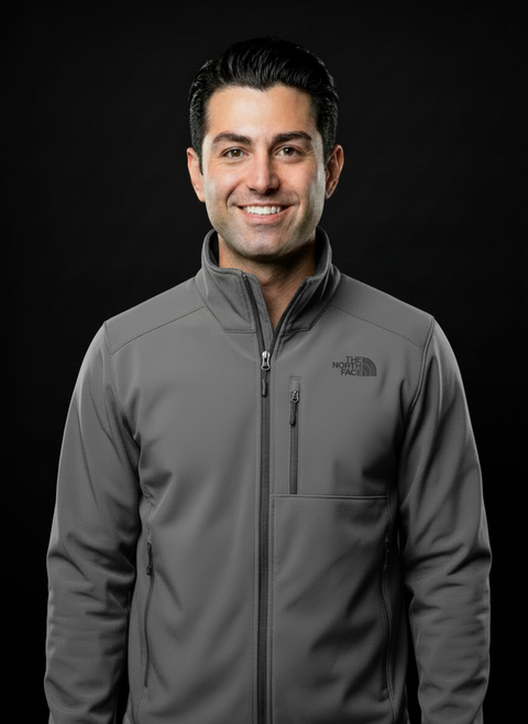 The North Face Apex Barrier Soft Shell Jacket in Asphalt Grey, men's cut