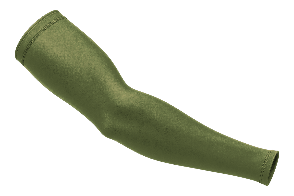 Army Green custom arm sleeve, front view