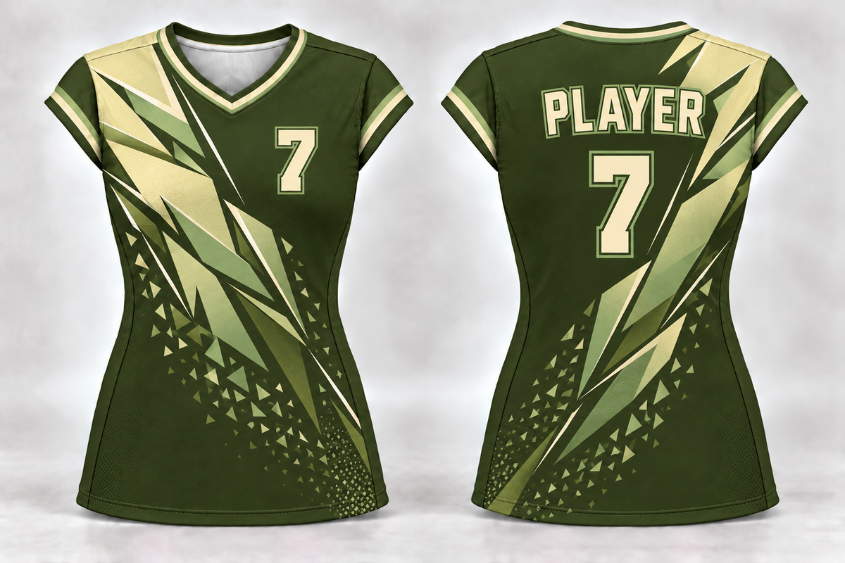 Custom Cap Sleeve Volleyball Jersey – Youth & Women