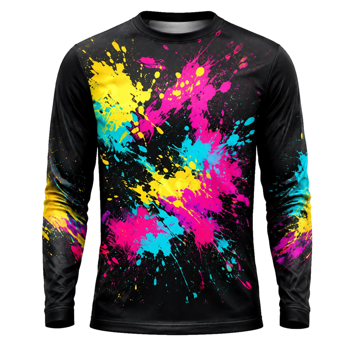 Neon Chaos long sleeve goalkeeper jersey front view