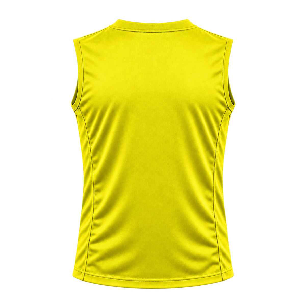 7-on-7 Jersey – Bright Yellow back studio view