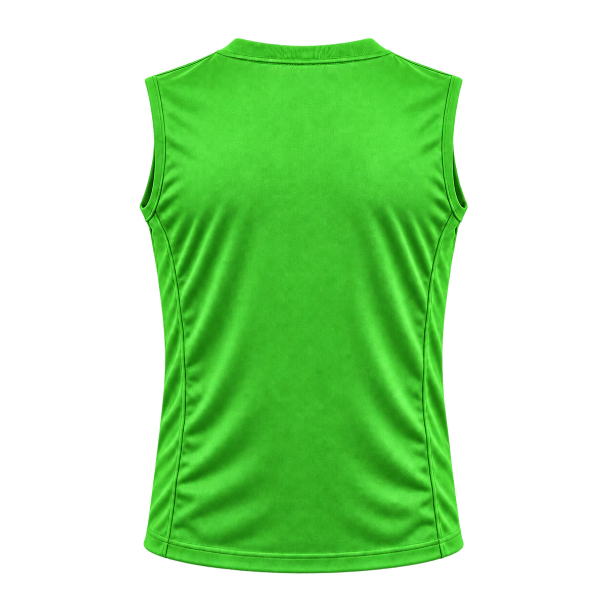 7-on-7 Jersey – Lime Green back studio view