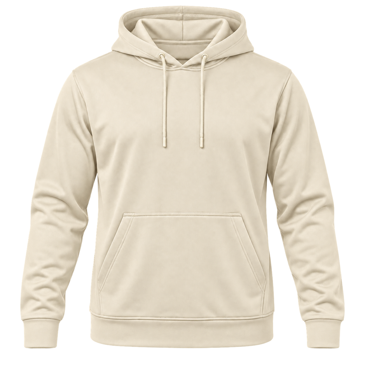 Custom Fully Sublimated Hoodie in Cream — Front