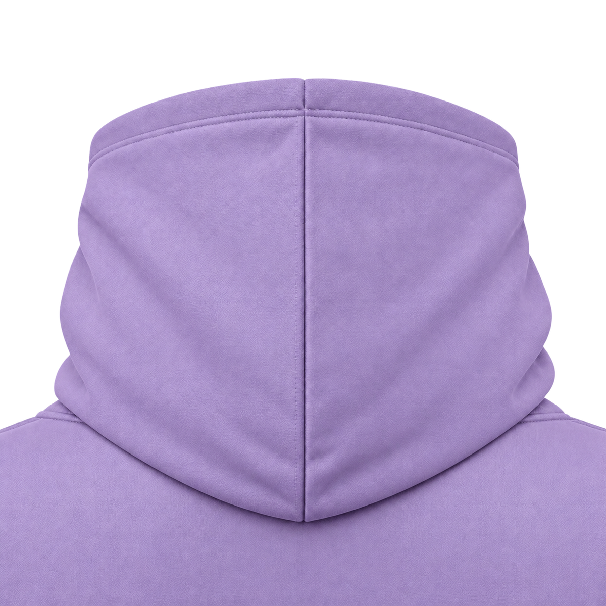 Custom Fully Sublimated Hoodie in Lavender — Hood detail