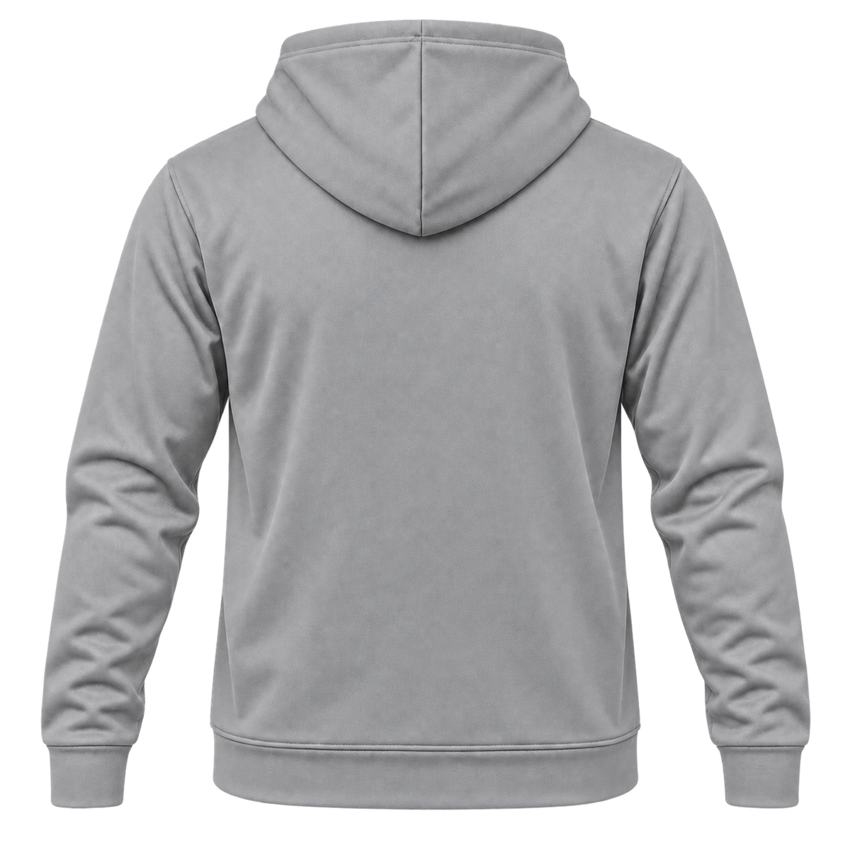 Custom Fully Sublimated Hoodie in Sport gray — Back
