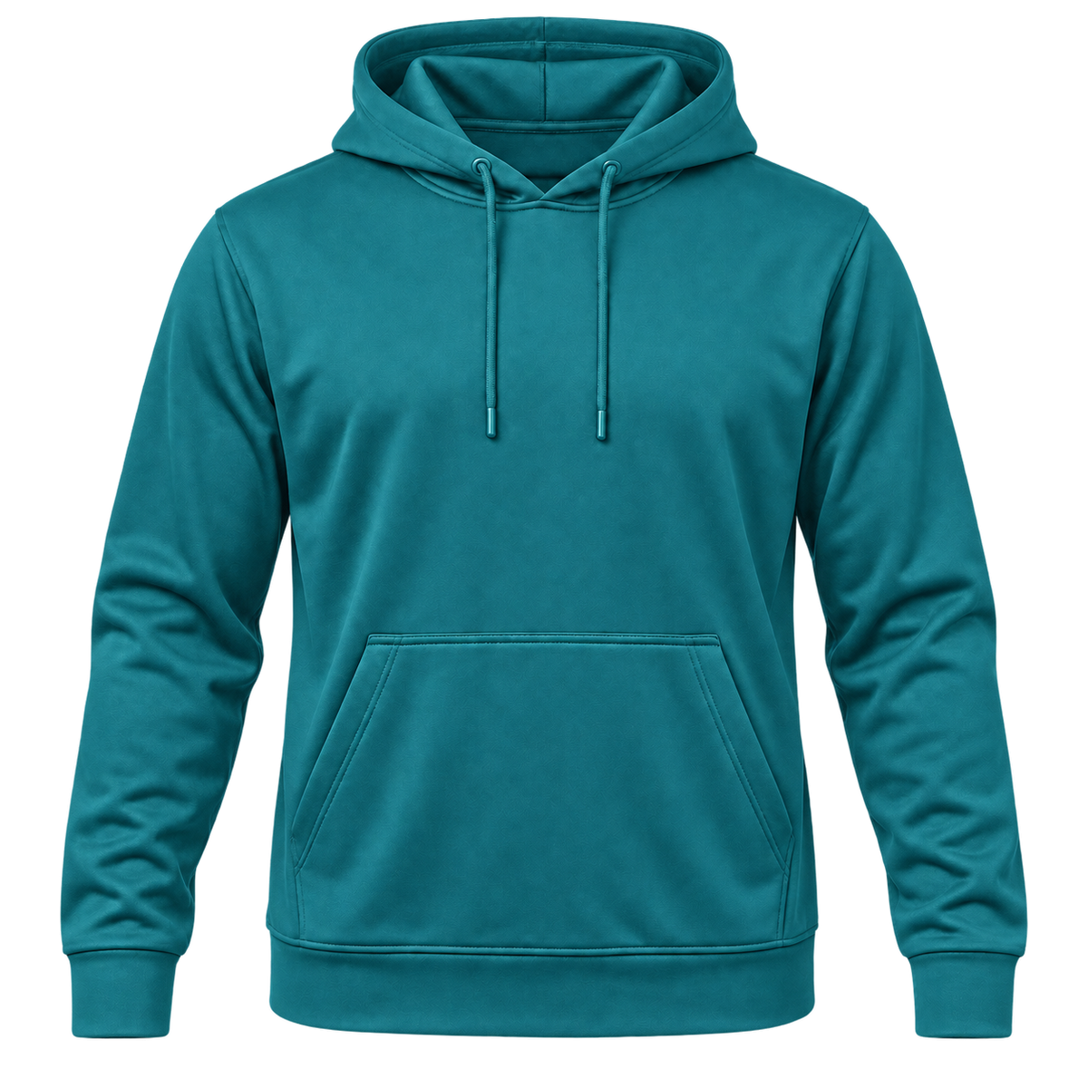 Custom Fully Sublimated Hoodie in Teal — Front