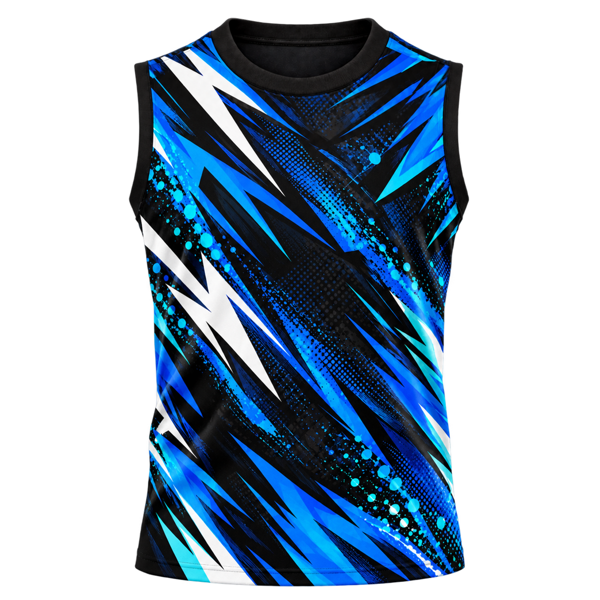 Shockwave 7-on-7 Football Jersey — front view on transparent background