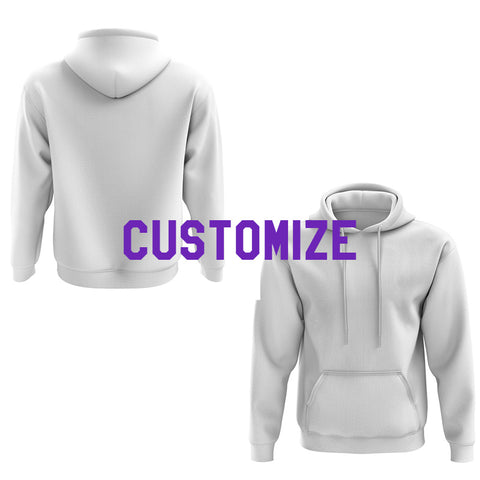 Custom all-over print hoodie with team graphics
