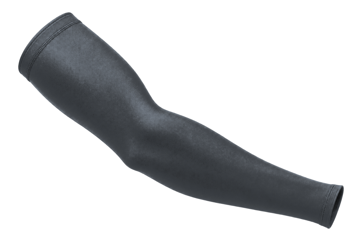 Charcoal custom arm sleeve, front view