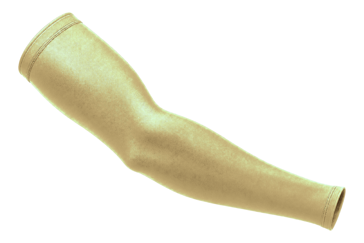 Vegas Gold custom arm sleeve, front view