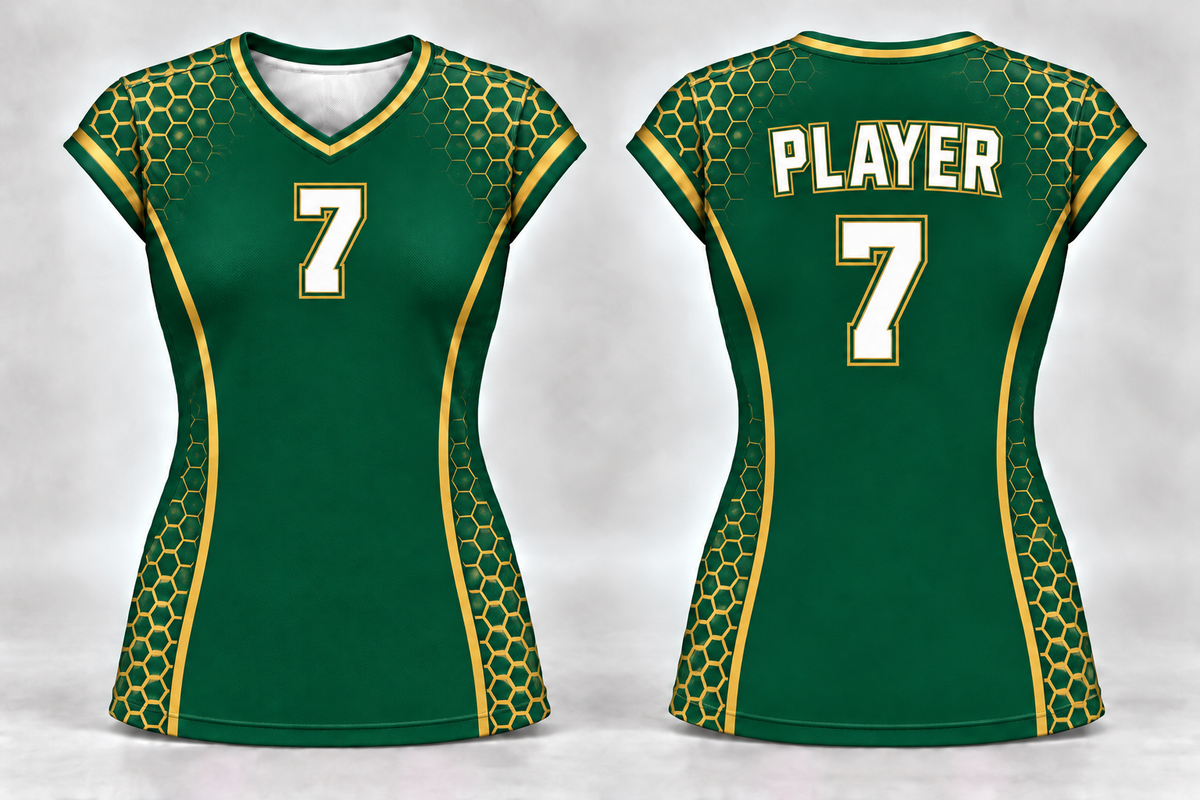 Custom Cap Sleeve Volleyball Jersey – Youth & Women