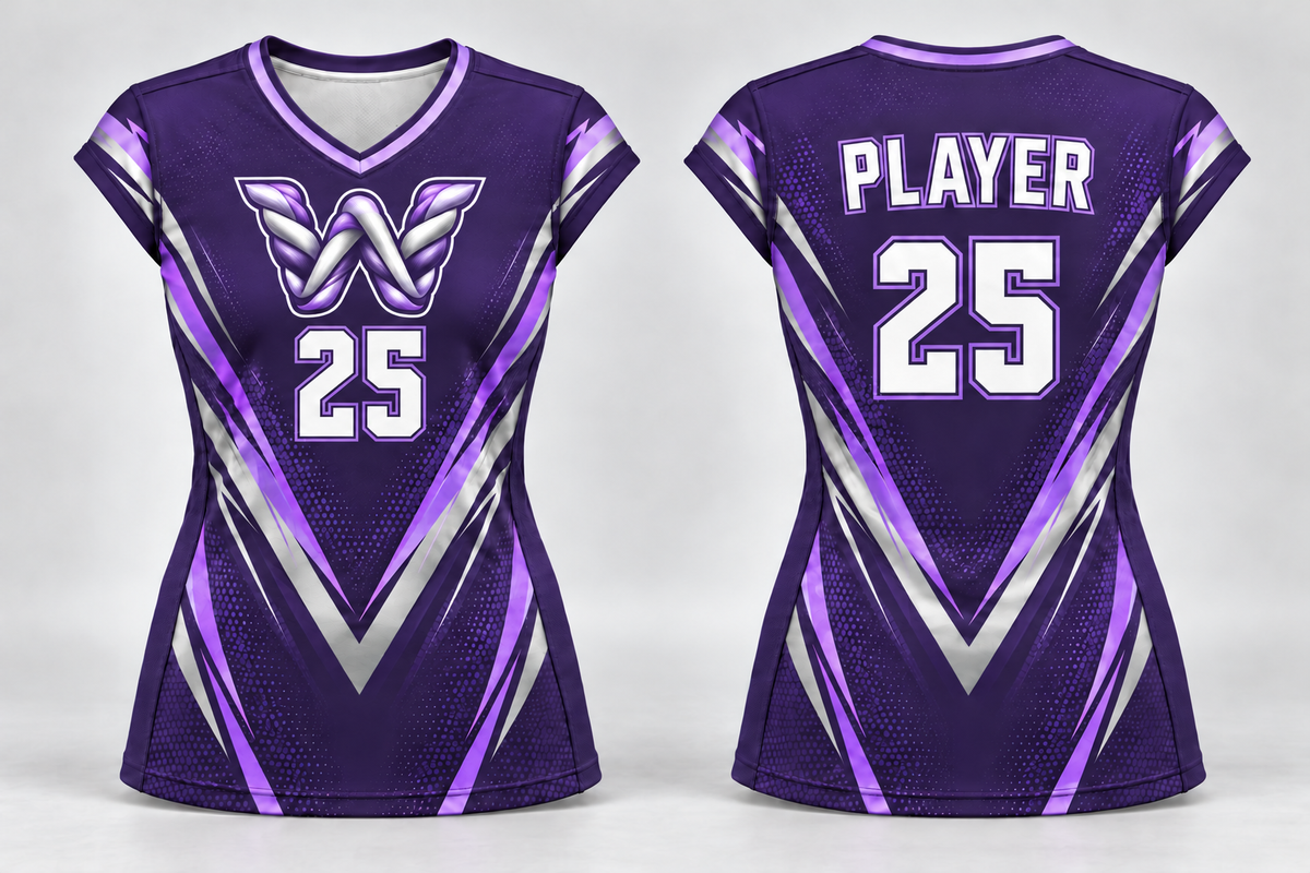 Custom Cap Sleeve Volleyball Jersey – Youth & Women