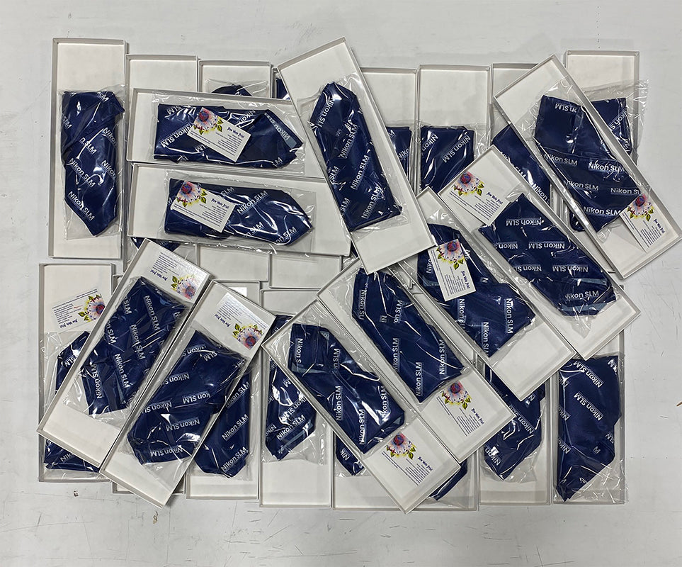 Custom pocket square printed with a personalized design