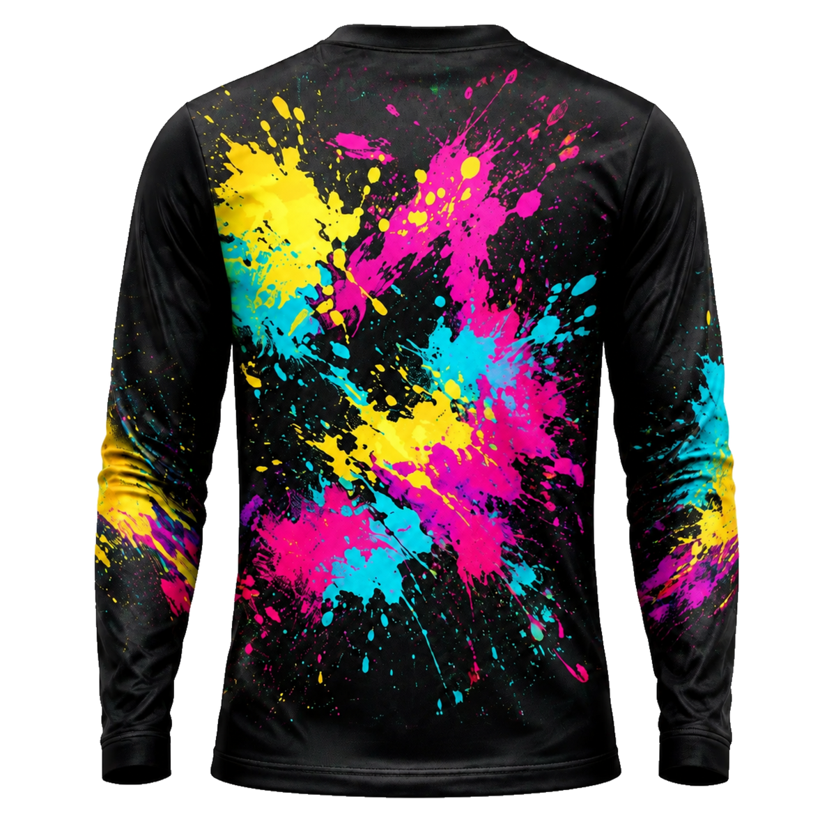 Neon Chaos long sleeve goalkeeper jersey back view