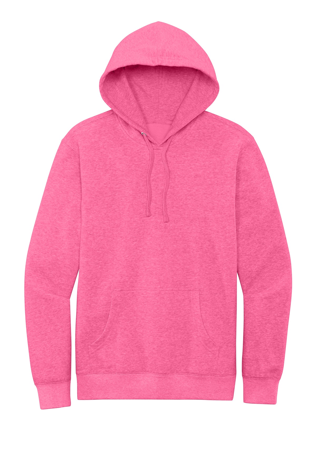 Custom Fleece Hoodie — Awareness Pink Heather — front