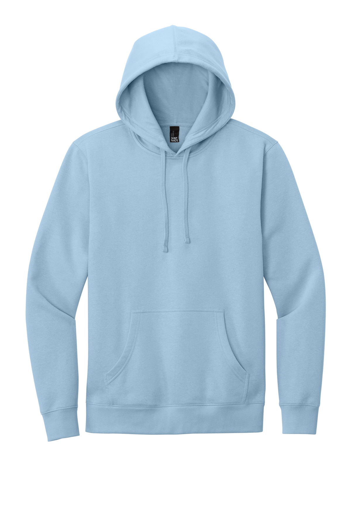 Custom Fleece Hoodie — Ice Blue — front