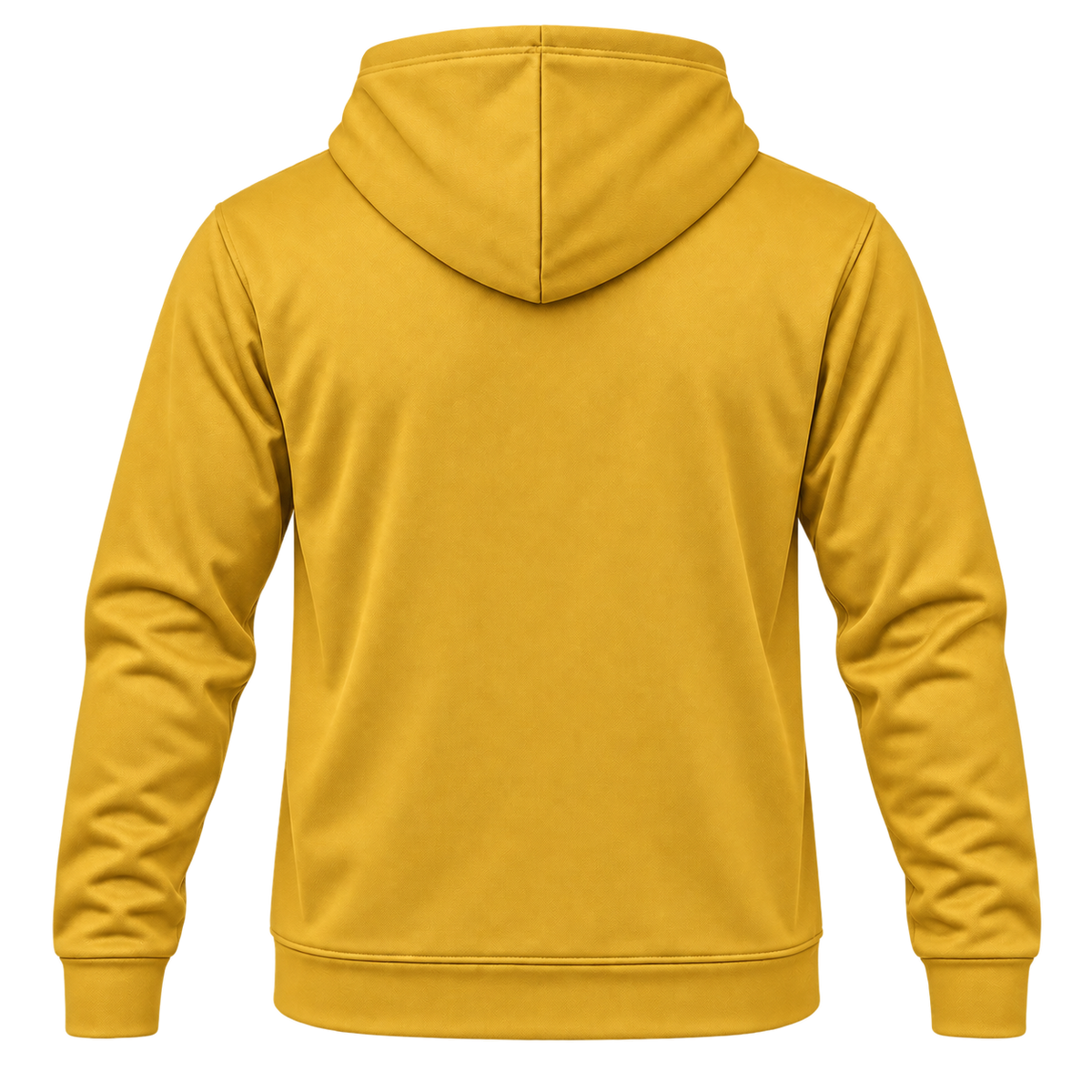Custom Fully Sublimated Hoodie in Athletic gold — Back
