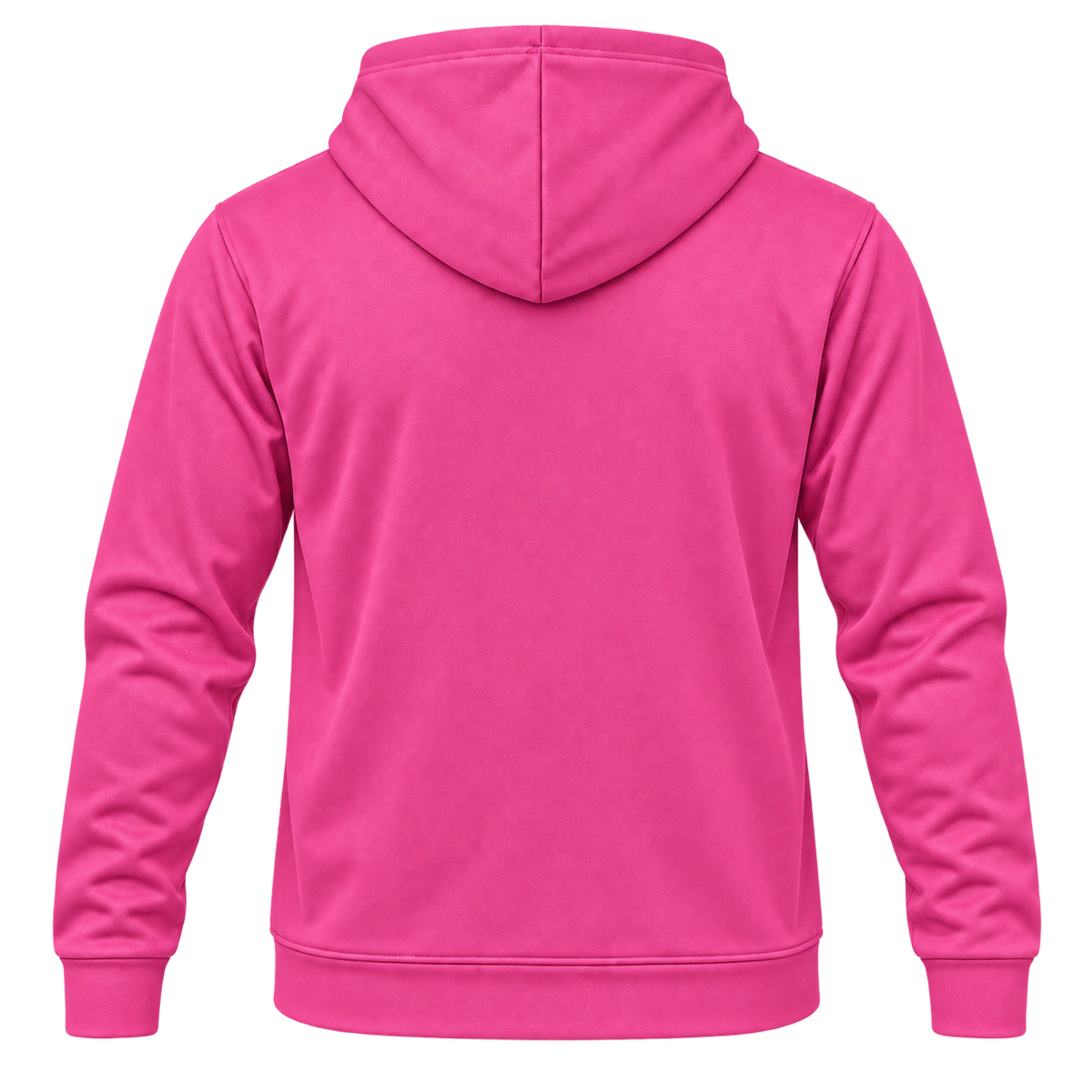 Custom Fully Sublimated Hoodie in Hot pink — Back