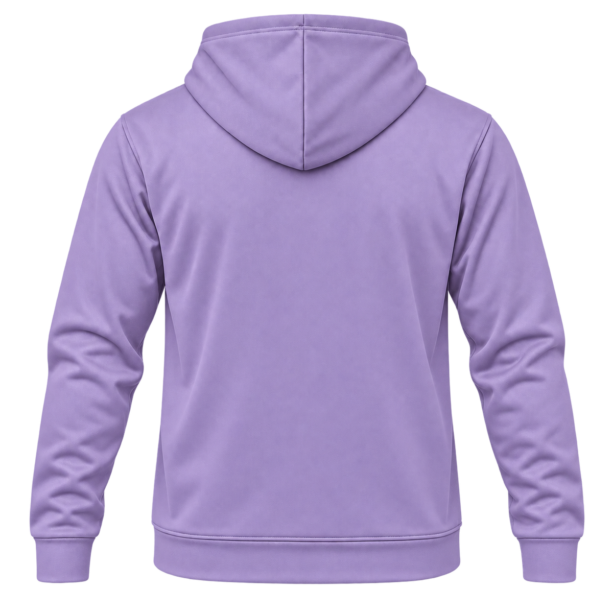 Custom Fully Sublimated Hoodie in Lavender — Back