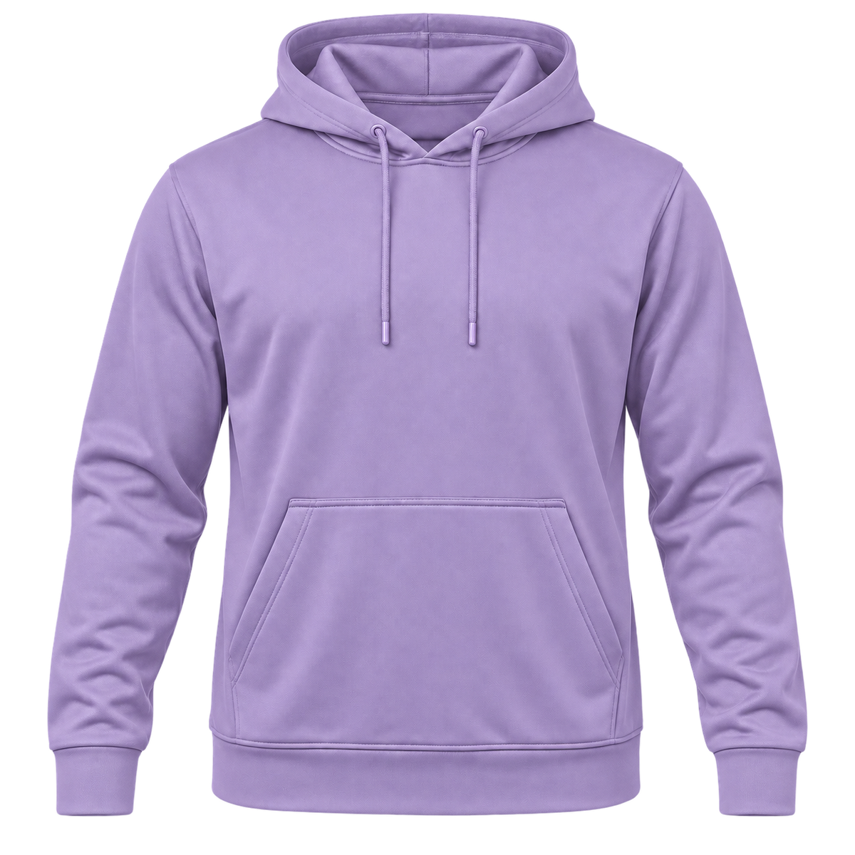Custom Fully Sublimated Hoodie in Lavender — Front