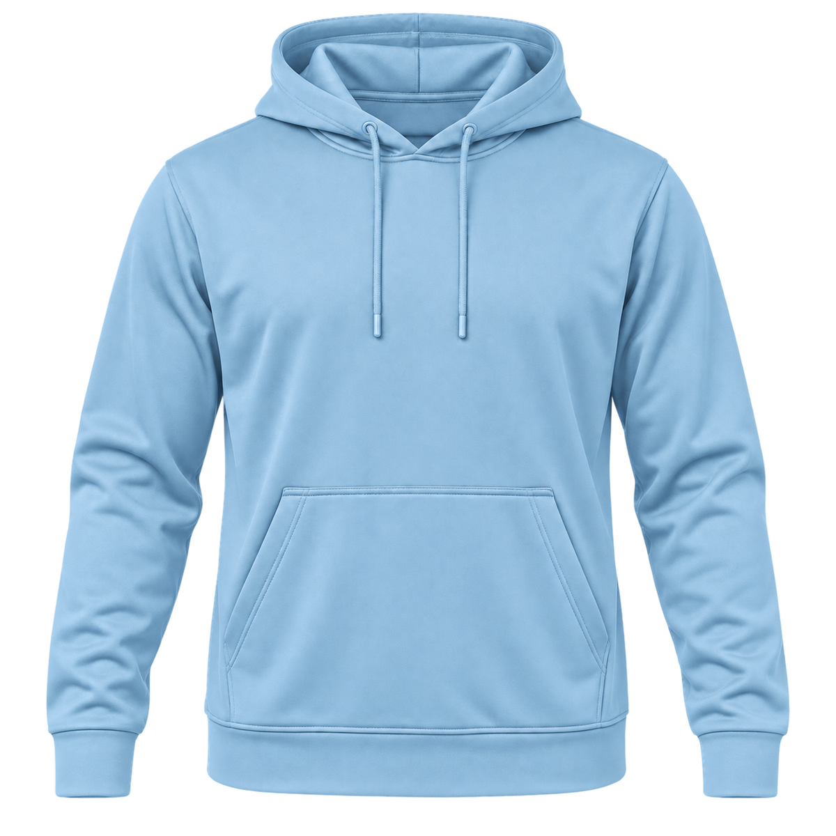 Custom Fully Sublimated Hoodie in Light blue — Front