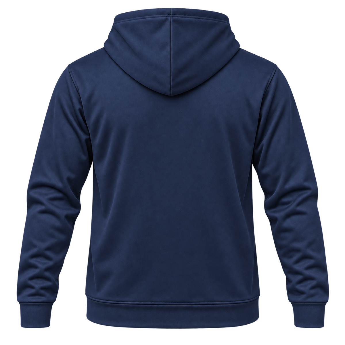Custom Fully Sublimated Hoodie in Navy — Back