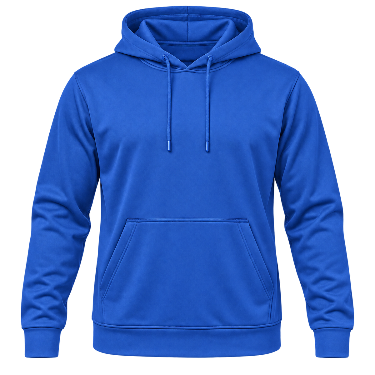 Custom Fully Sublimated Hoodie in Royal blue — Front