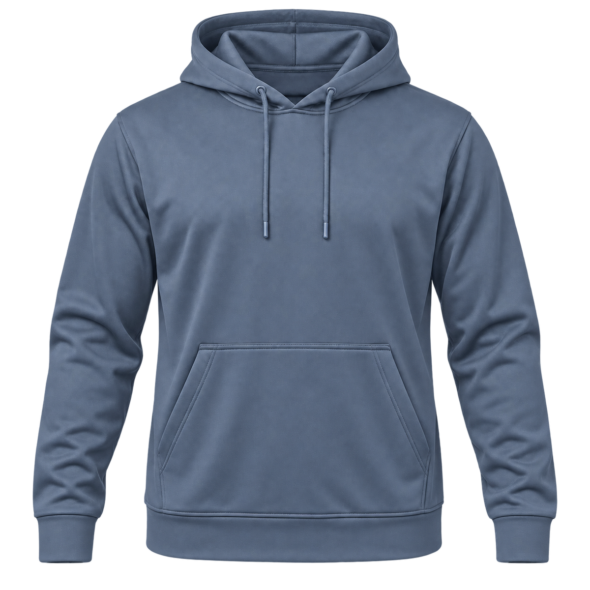 Custom Fully Sublimated Hoodie in Slate blue — Front