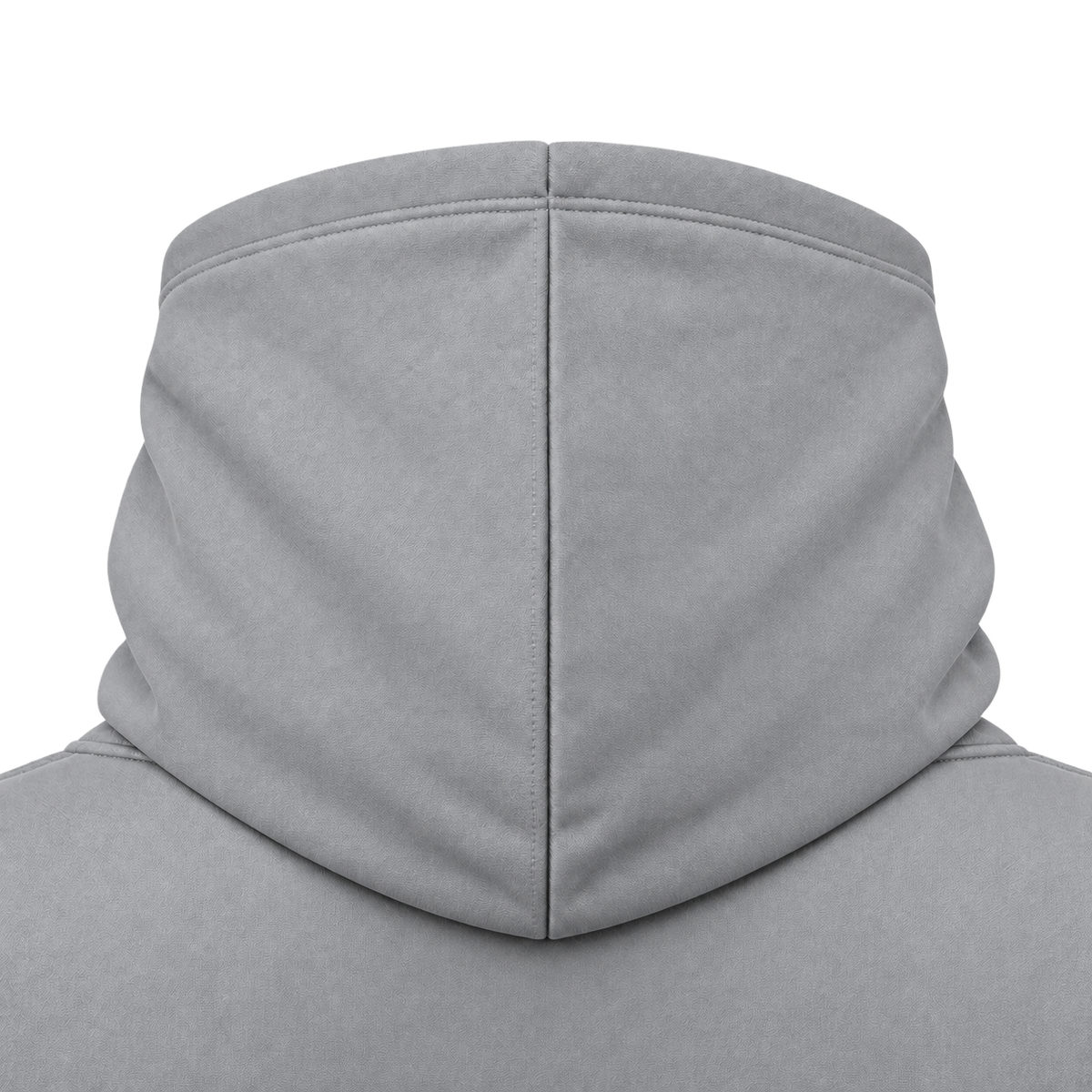 Custom Fully Sublimated Hoodie in Sport gray — Hood detail